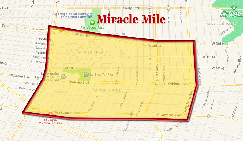 Miracle Mile Map
